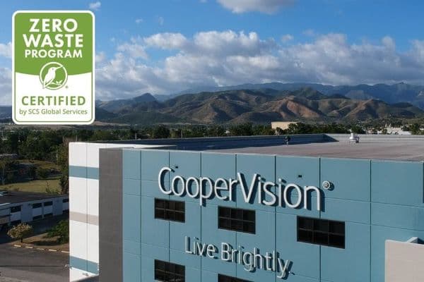 CooperVision achieves zero-waste certification