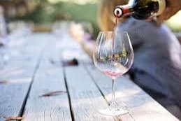 pouring wine