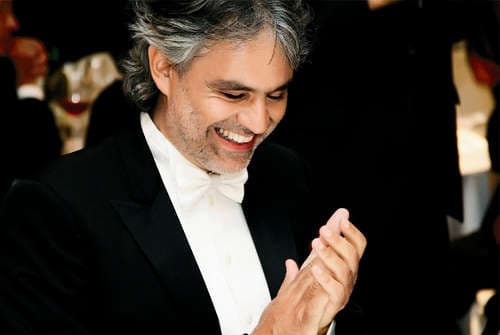 Stars and their eyes… Andrea Bocelli