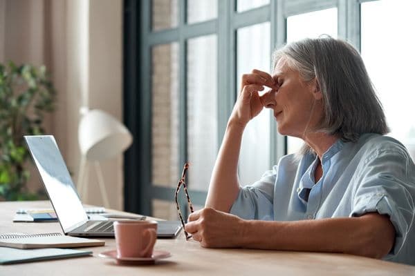 Resolution of DED reduces migraine severity