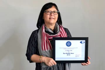 Melbourne optometrist named global Eye Health Hero