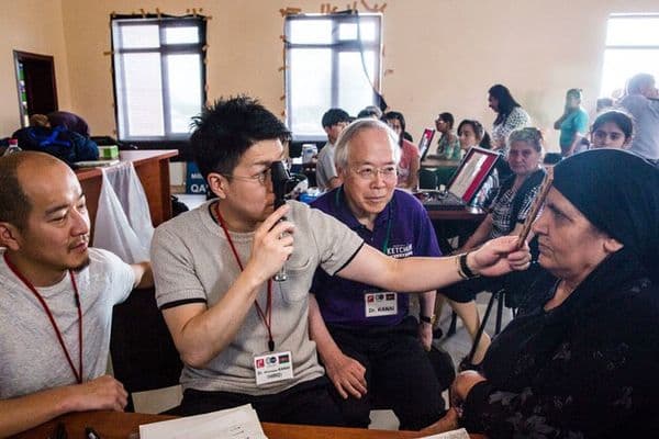 Humanitarian award for Akio Kanai