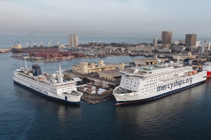 Global Mercy sets sail for Africa