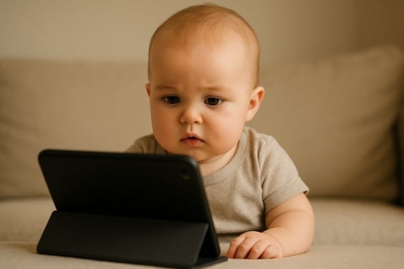 baby tablet screen time