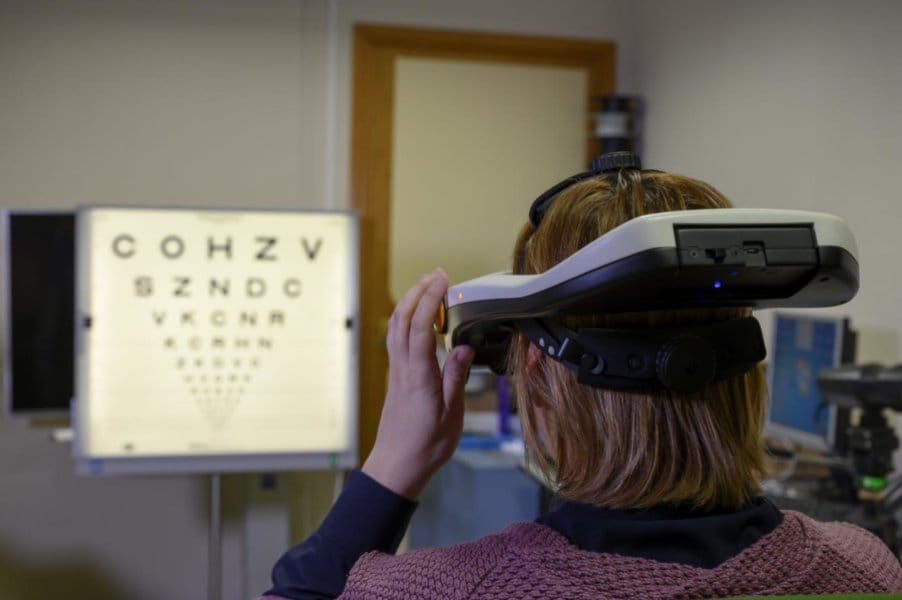 Device simulates post-op results