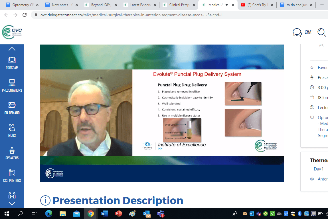 The joys of optometry learning, virtually