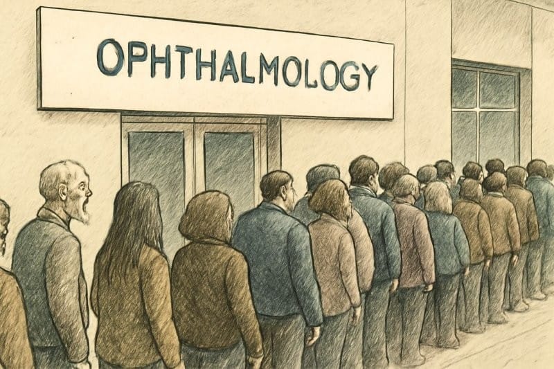 Capacity constraints blamed for mans sight-loss