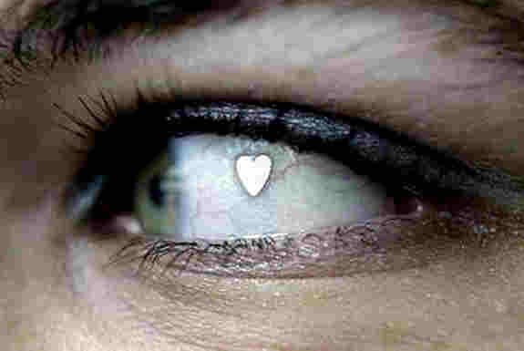 Eyeball piercing causes a stir
