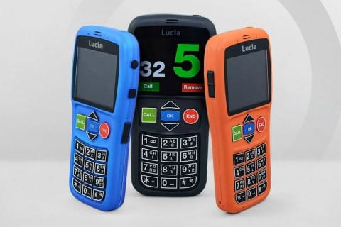 Mobile phone for blind users