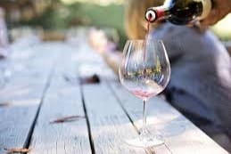 pouring wine