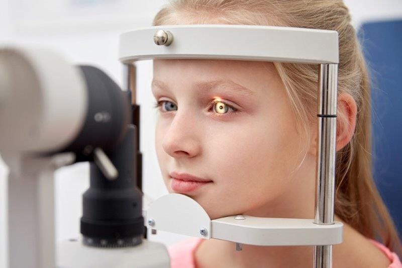 child eye exam