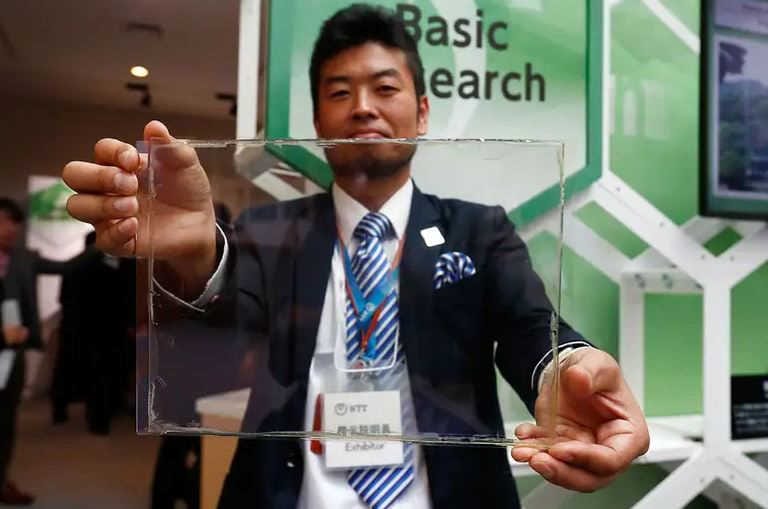 Battery powered glass?