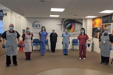 Providing an optometric dry eye service through a pandemic