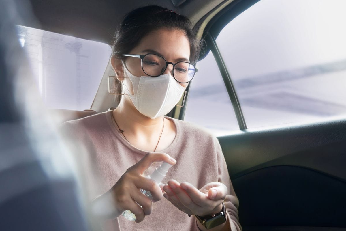Lens coating halts bacterial growth