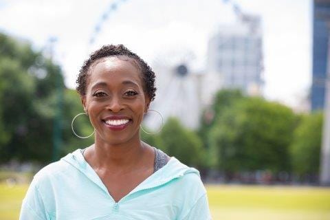 Stars and their eyes… Gail Devers
