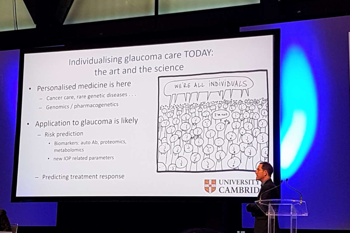 Personalising glaucoma