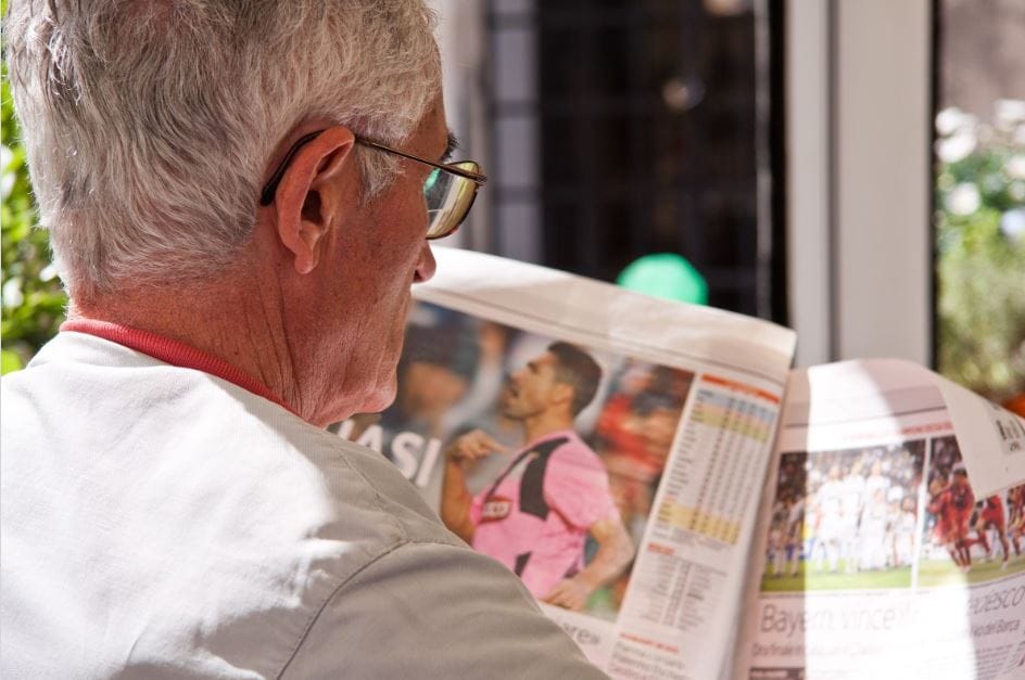 Elderly overestimating their vision