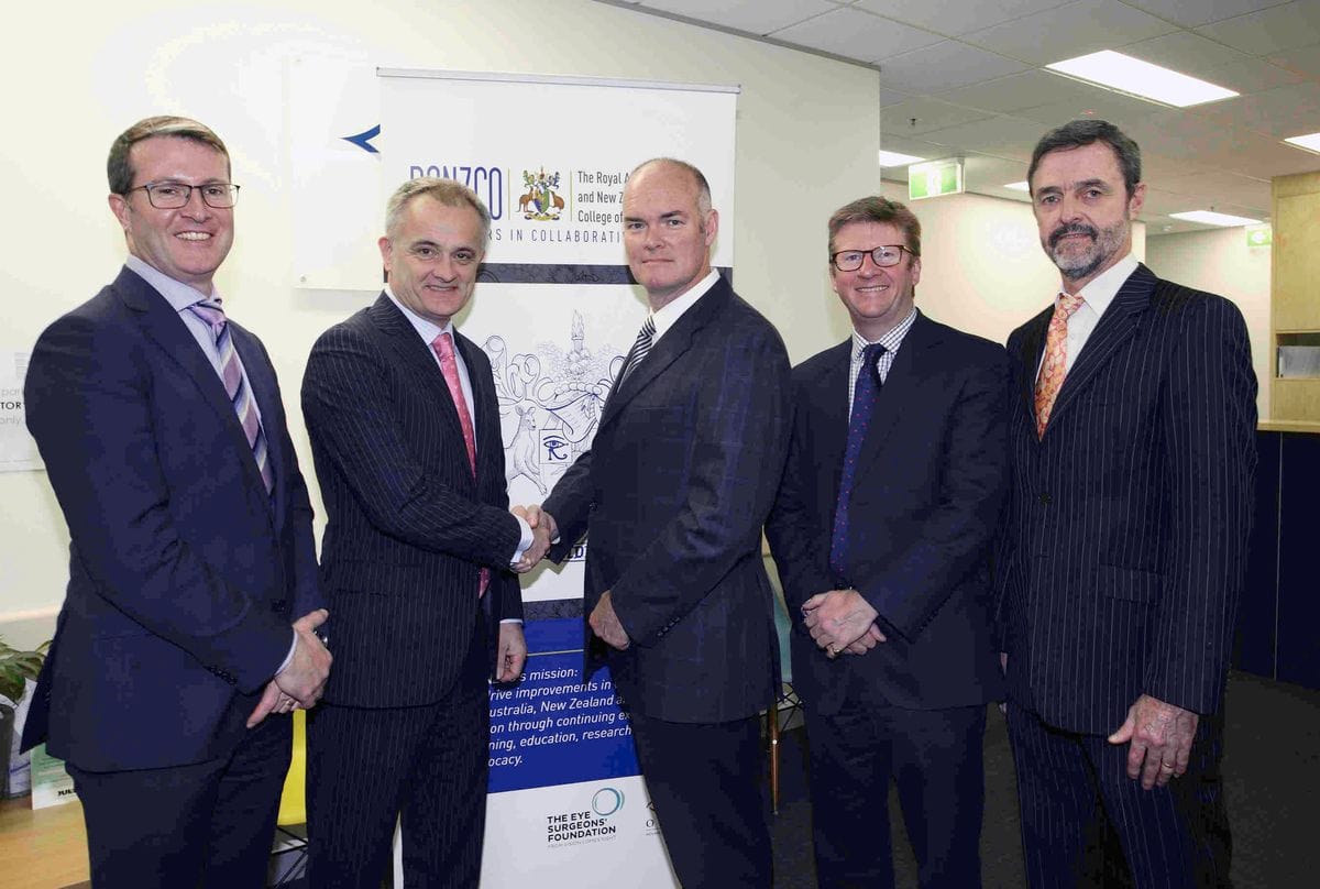 RANZCO launches referral guides; signs Specsavers MoU