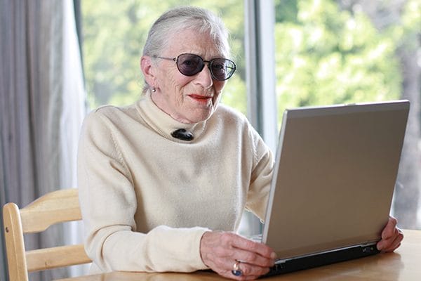 Low vision telerehabilitation effective