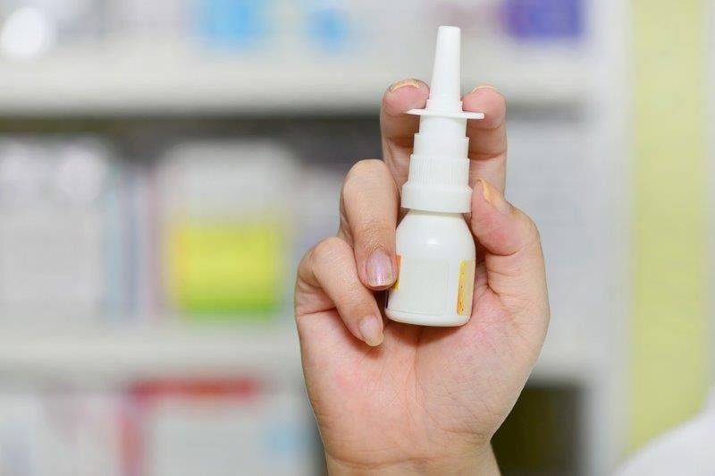 Nasal spray for dry eye near