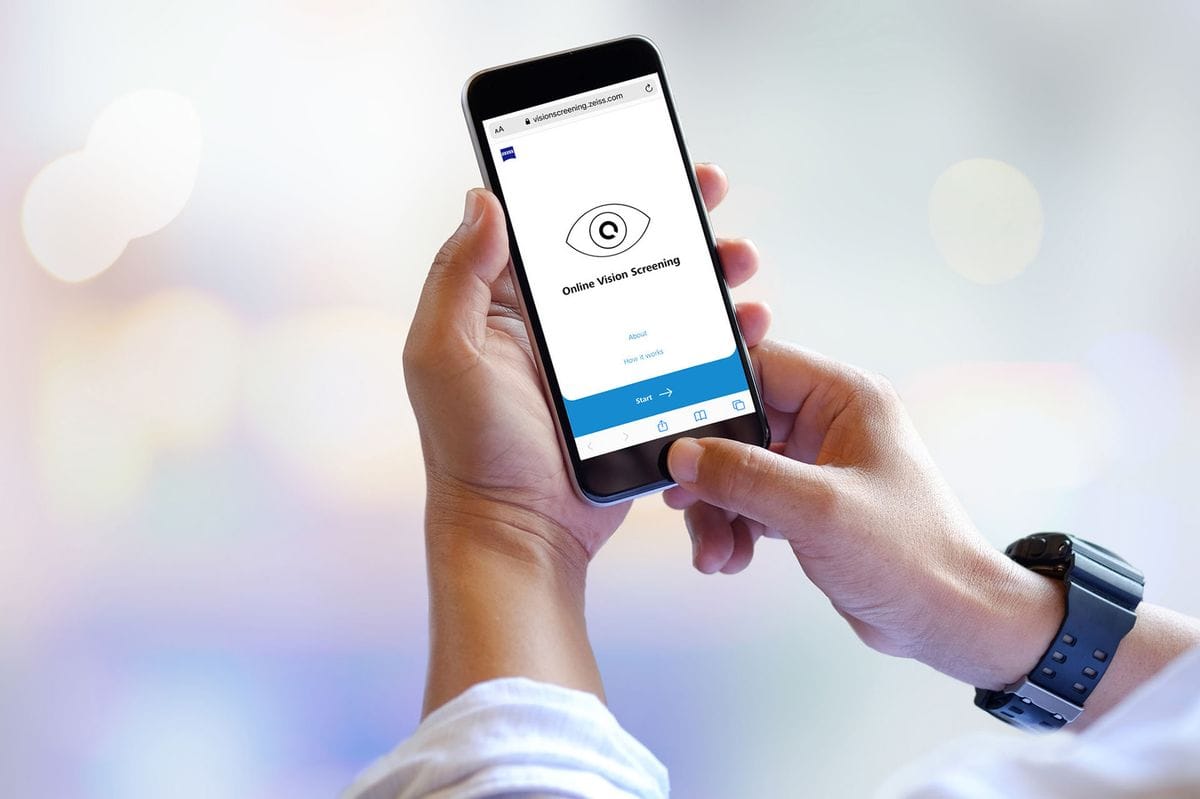 Zeiss’s online vision screening