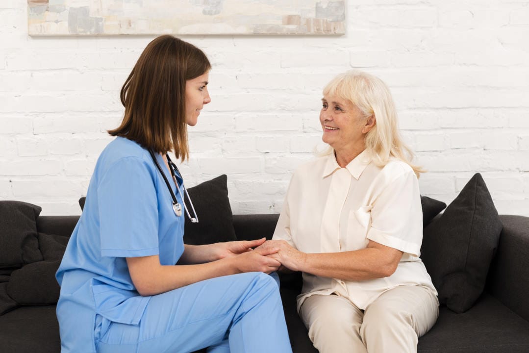 Improved care through eye-to-eye contact