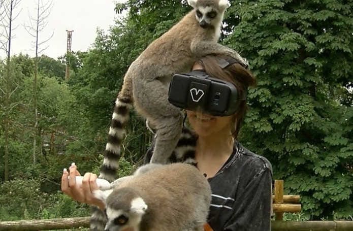 Blind teenager 'see' animals