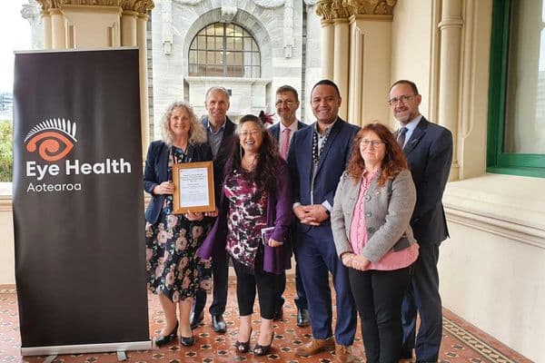 Eye Health Aotearoa brings petition to Parliament