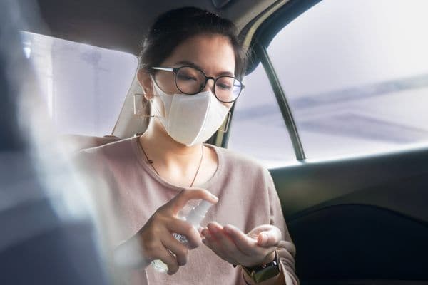 Lens coating halts bacterial growth