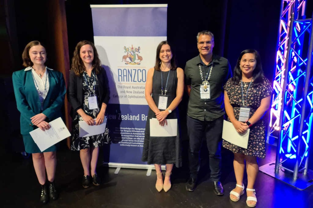 RANZCO NZ 2021 presentation award winners