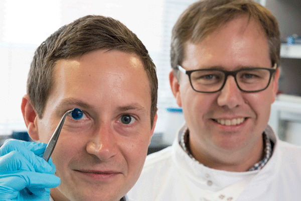 First 3D-printed human cornea
