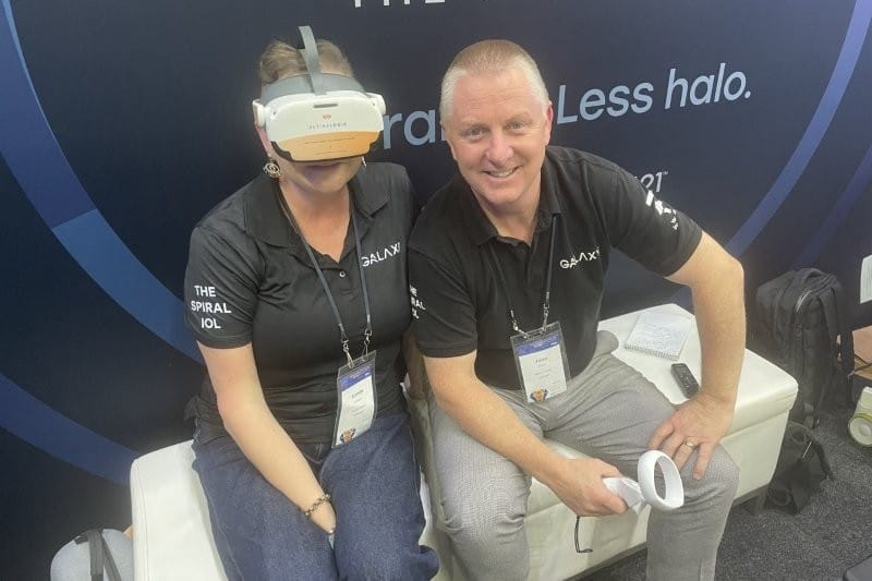 VR testing headset hot off the press!