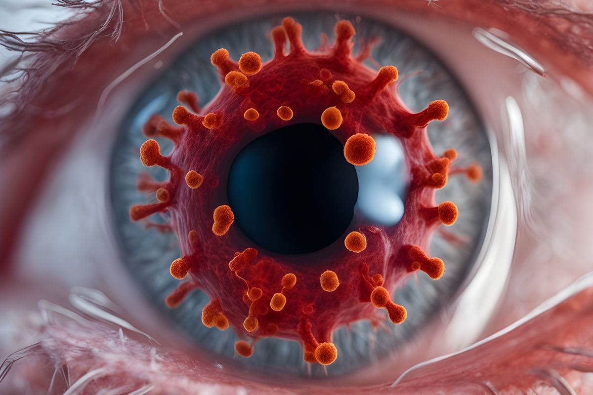 covid eye ai image
