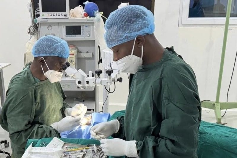 Cataract surgery first for Eye Care for Africa