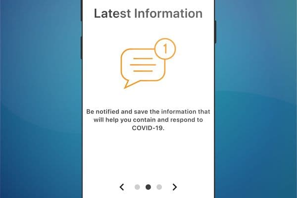 Covid-19 app for health workers
