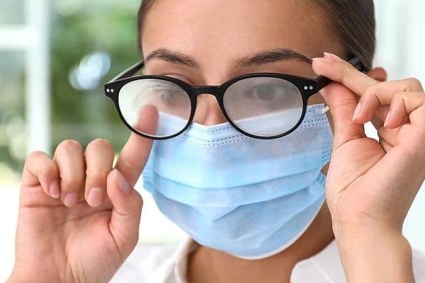 Mask-related fogging common