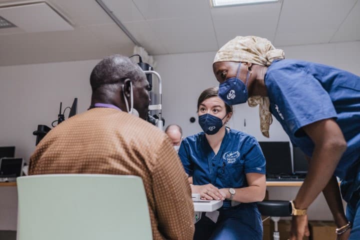 Global Mercy sets sail for Africa-ella-with-patient-and-translator.jpg