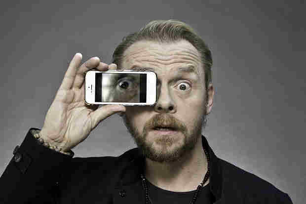 Simon Pegg Eyes