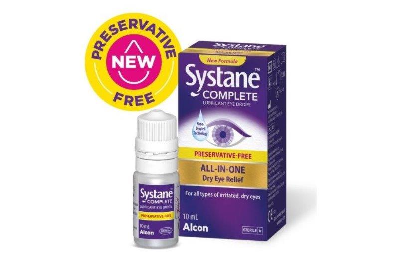 SPONSORED Systane COMPLETE PRESERVATIVEFREE Lubricant Eye Drops launched in Australia and New